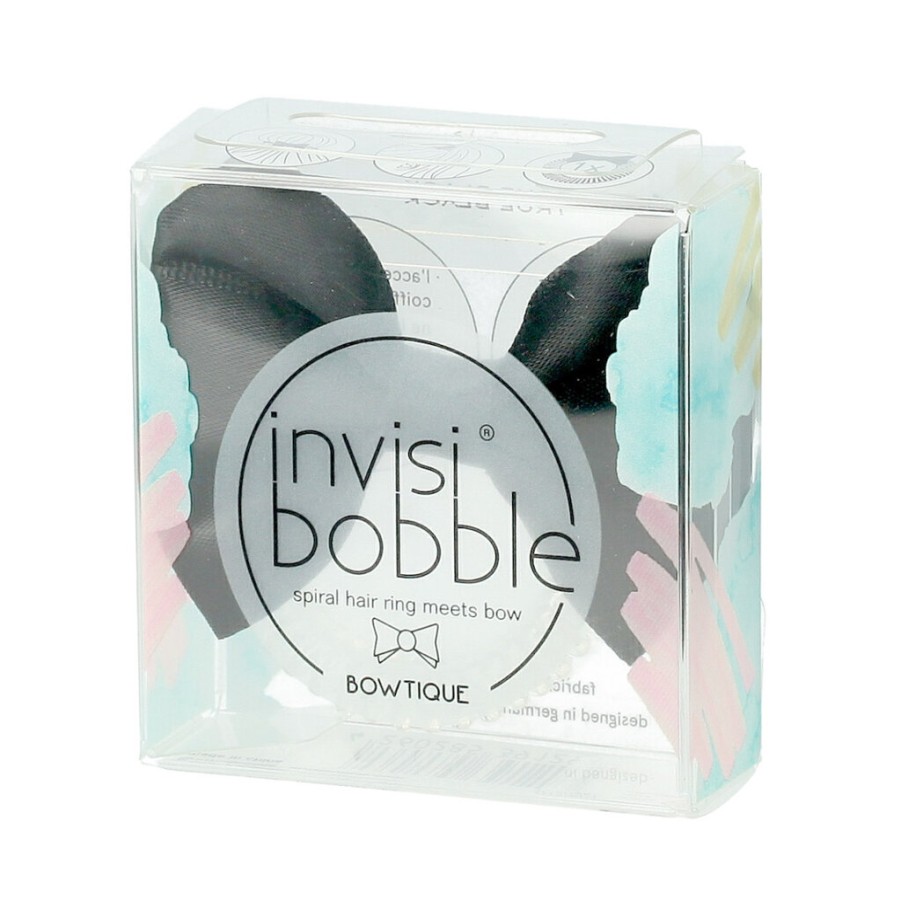 Hot Invisibobble Invisibobble Bowtique Spiral Hair Ring Meets Bow (True Black) 1 St.