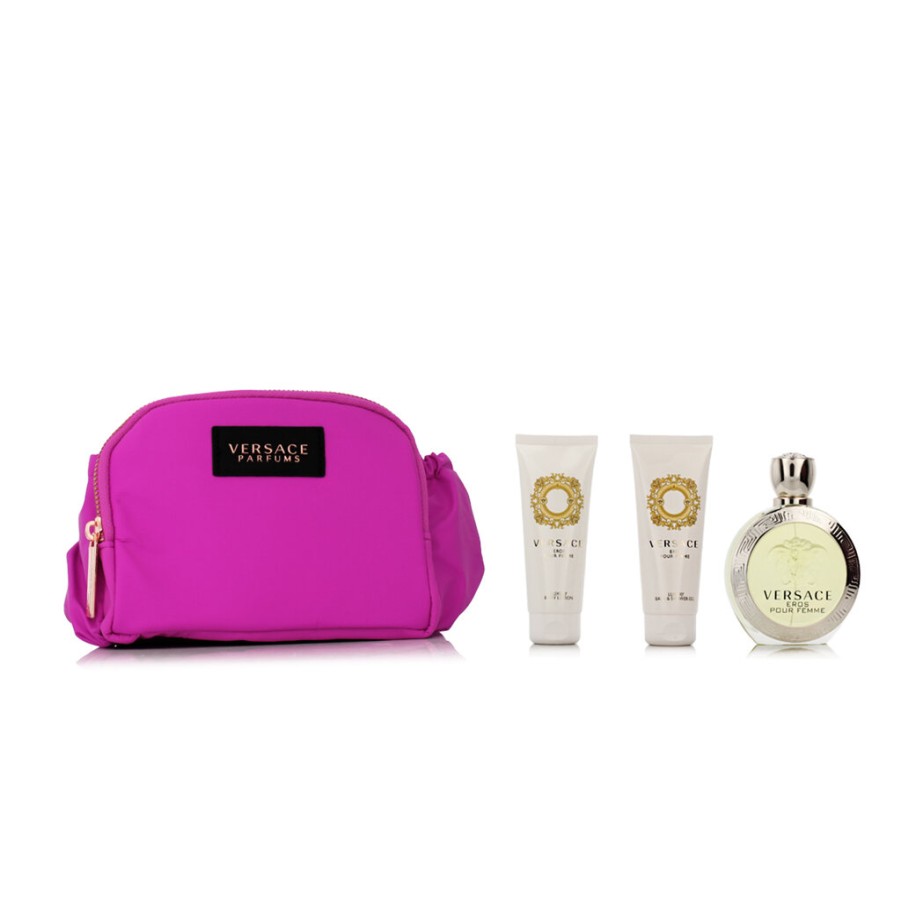 Wholesale Versace Versace Eros Pour Femme Edt 100 Ml + Sg 100 Ml + Bl 100 Ml + Kosmetiktasche (Woman)