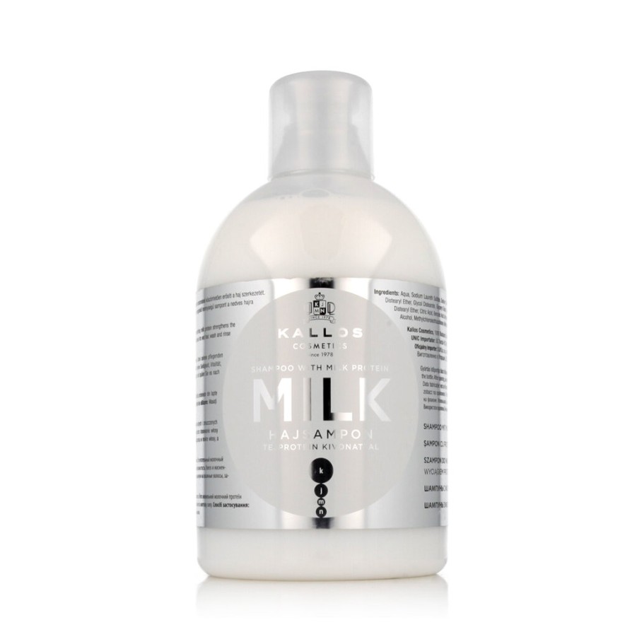 Clearance Kallos Cosmetics Kallos Hair Milk Shampoo With Keratin And Milk Protein 1000 Ml