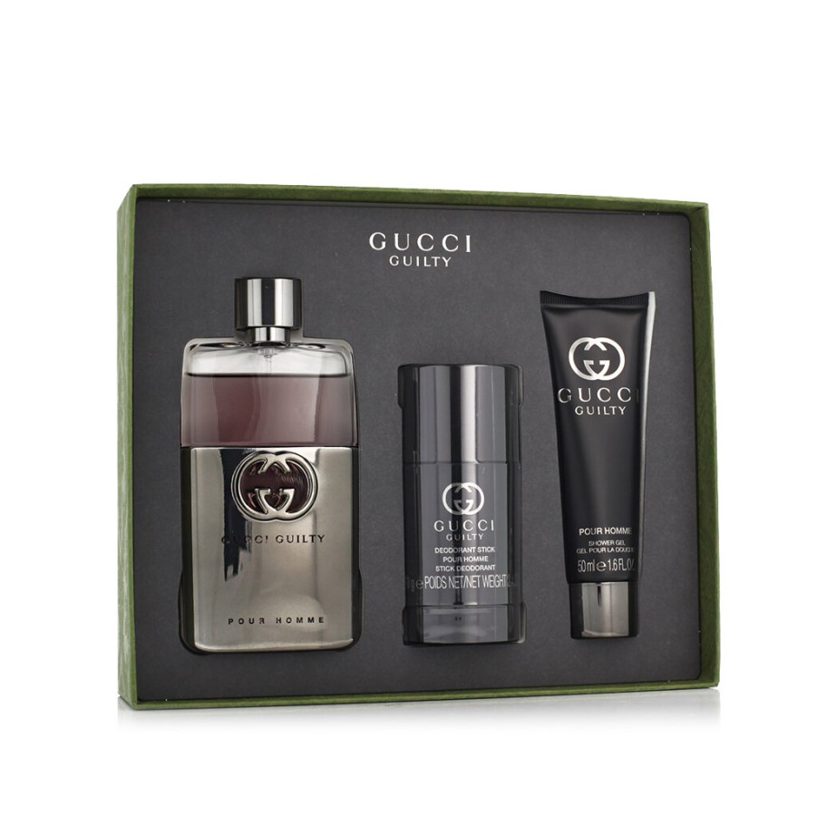 Hot Gucci Gucci Guilty Pour Homme Edt 90 Ml + Dst 75 Ml + Sg 50 Ml (Man)