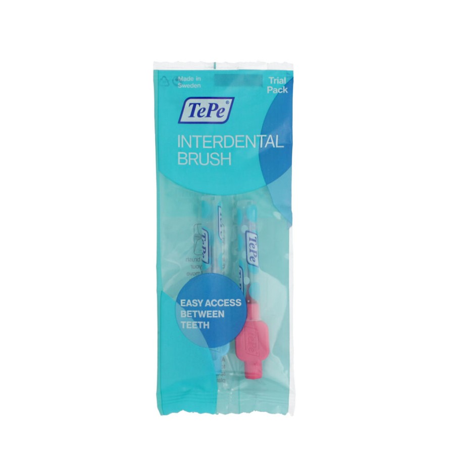 Online TePe Tepe Original Trial Pack Interdentalbursten 0 Rosa + 3 Blau (0,4 Mm + 0,6 Mm) 2 St.