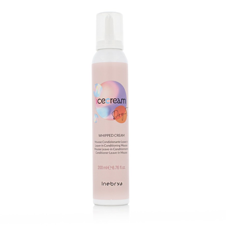 Wholesale Inebrya Inebrya Ice Cream Dry-T Whipped Cream Leave-In Conditioning Mousse 200 Ml