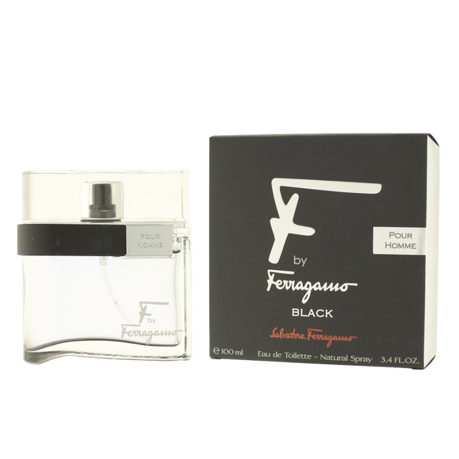 Clearance Salvatore Ferragamo Salvatore Ferragamo F By Ferragamo Black Eau De Toilette 100 Ml (Man)