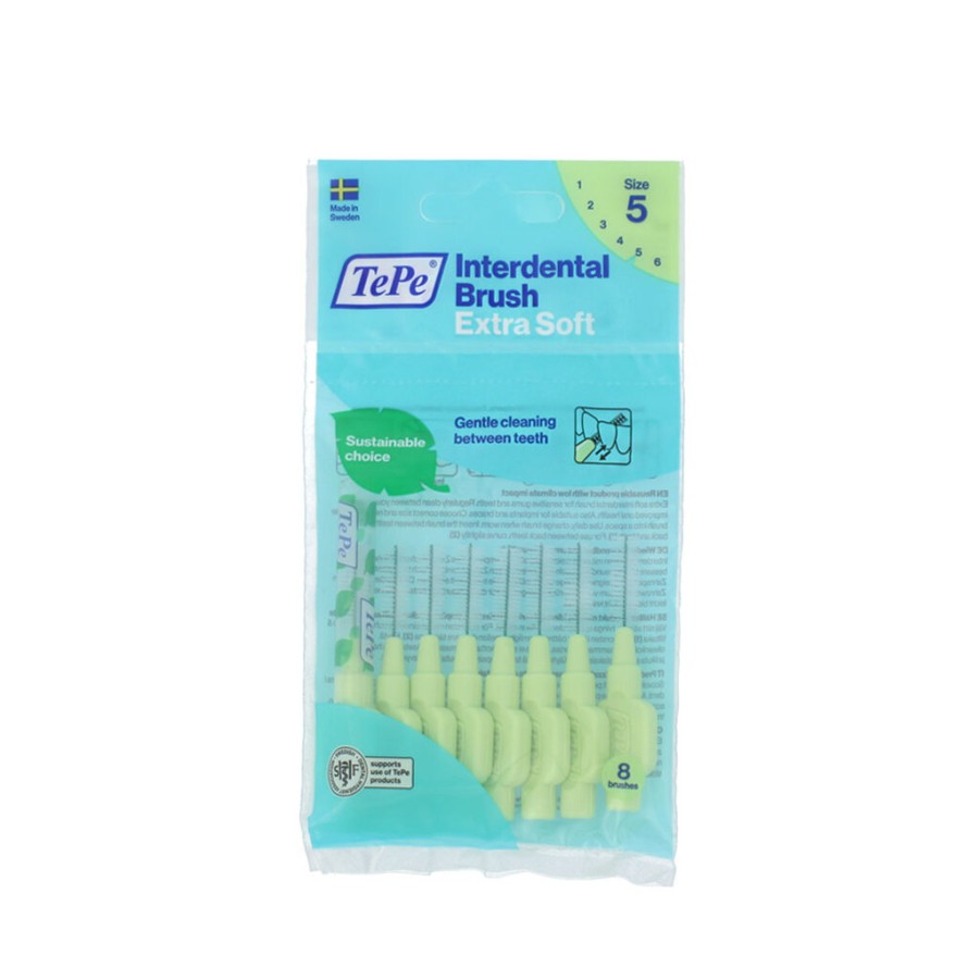 Hot TePe Tepe Extra Soft Interdentalbursten 5 Grun (0,8 Mm) 8 St.