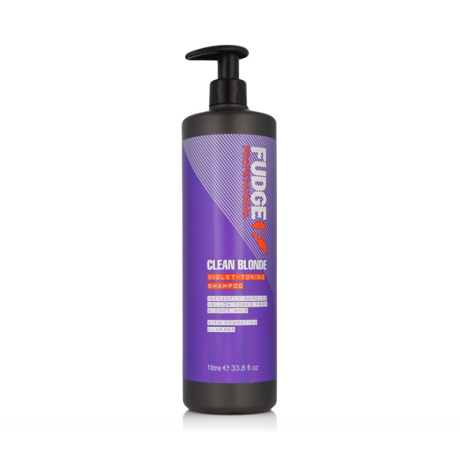 Clearance Fudge Fudge Clean Blonde Violet-Toning Shampoo 1000 Ml