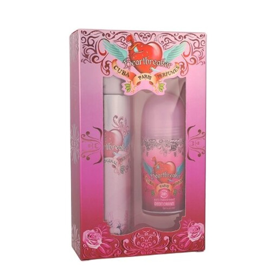 Wholesale Cuba Cuba Heartbreaker Edp 100 Ml + Deo Roll-On 50 Ml (Woman)