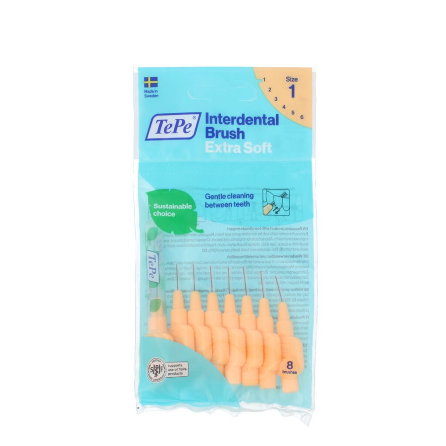 Hot TePe Tepe Extra Soft Interdentalbursten 1 Orange (0,45 Mm) 8 St.