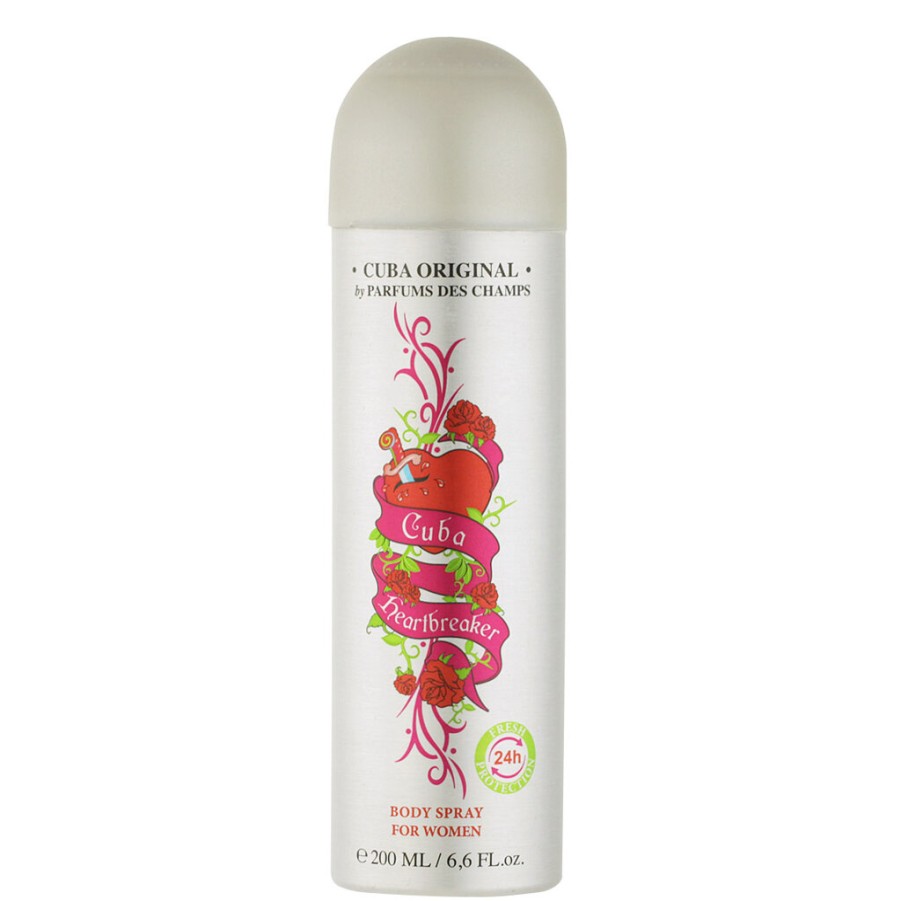 New Cuba Cuba Heartbreaker Deodorant Spray 200 Ml (Woman)