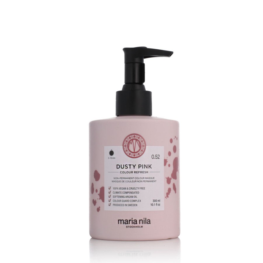 New Maria Nila Maria Nila Colour Refresh Haarmaske Mit Farbpigmenten Dusty Pink 300 Ml