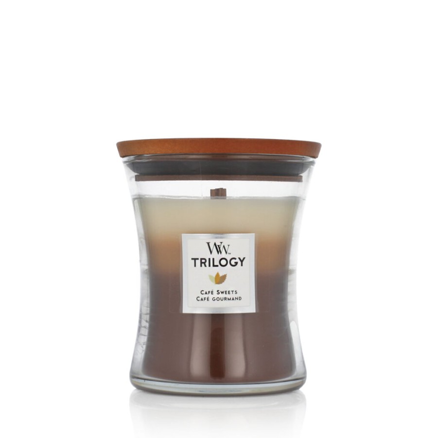 New WoodWick Woodwick Trilogy Medium Hourglass Candles Duftkerze 275 G