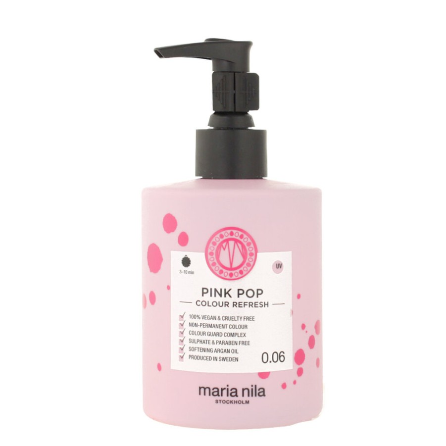 Online Maria Nila Maria Nila Colour Refresh Haarmaske Mit Farbpigmenten Pink Pop 300 Ml