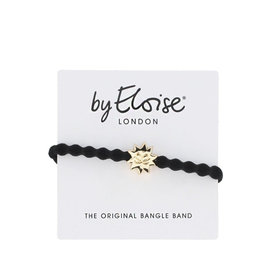 Online By Eloise London By Eloise London Gold Diamante Sun Black